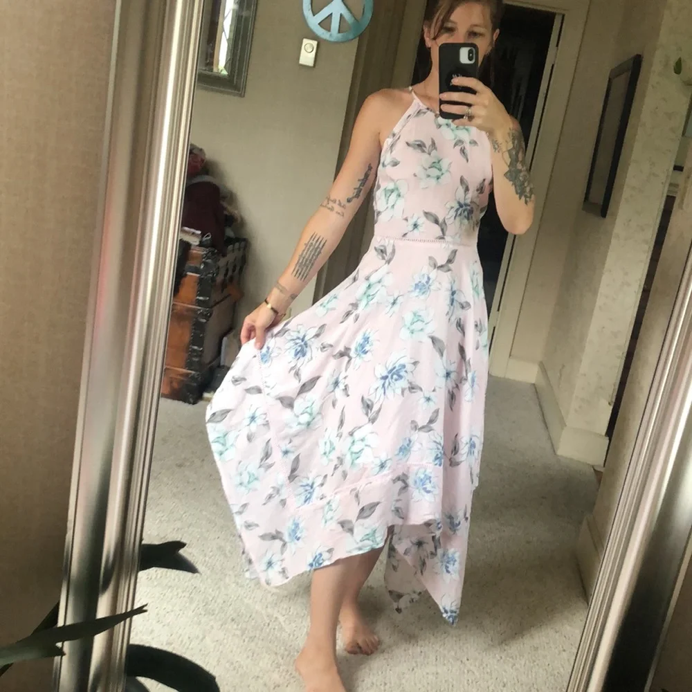 SOLD Candies Floral Trapeze Sun Dress - Picture 7 of 12